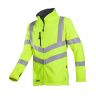 Fleece Jas HV MOWETT Fluo Geel 2XL