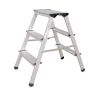 Trapladder dubbel alu 2x3