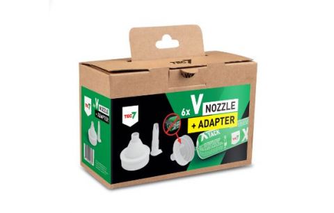 Nozzles V + Adapter voor worsten, 6 stuks