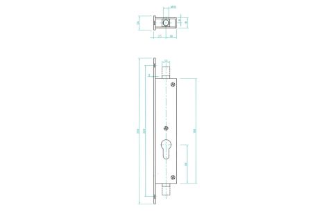 Stangslot 297D E35 PZ vz R/L stang M10