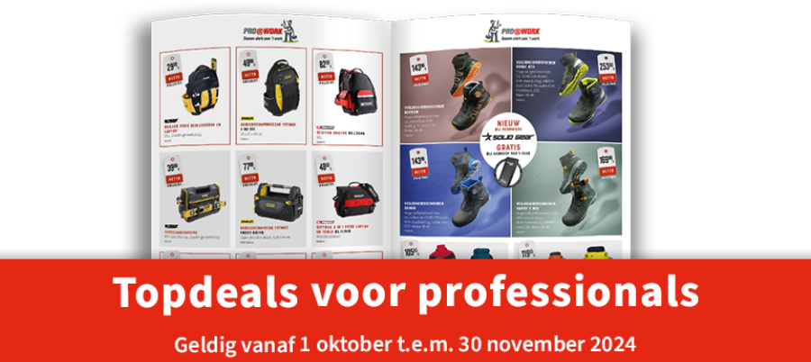 Topdeals voor professionals oktober 2024